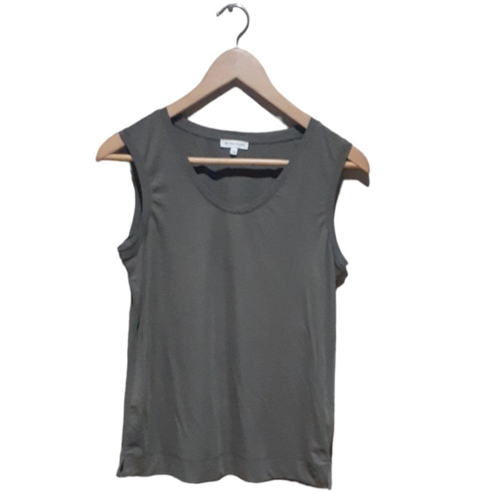 Tom Tailor Women's Basic Tank Green Size XS